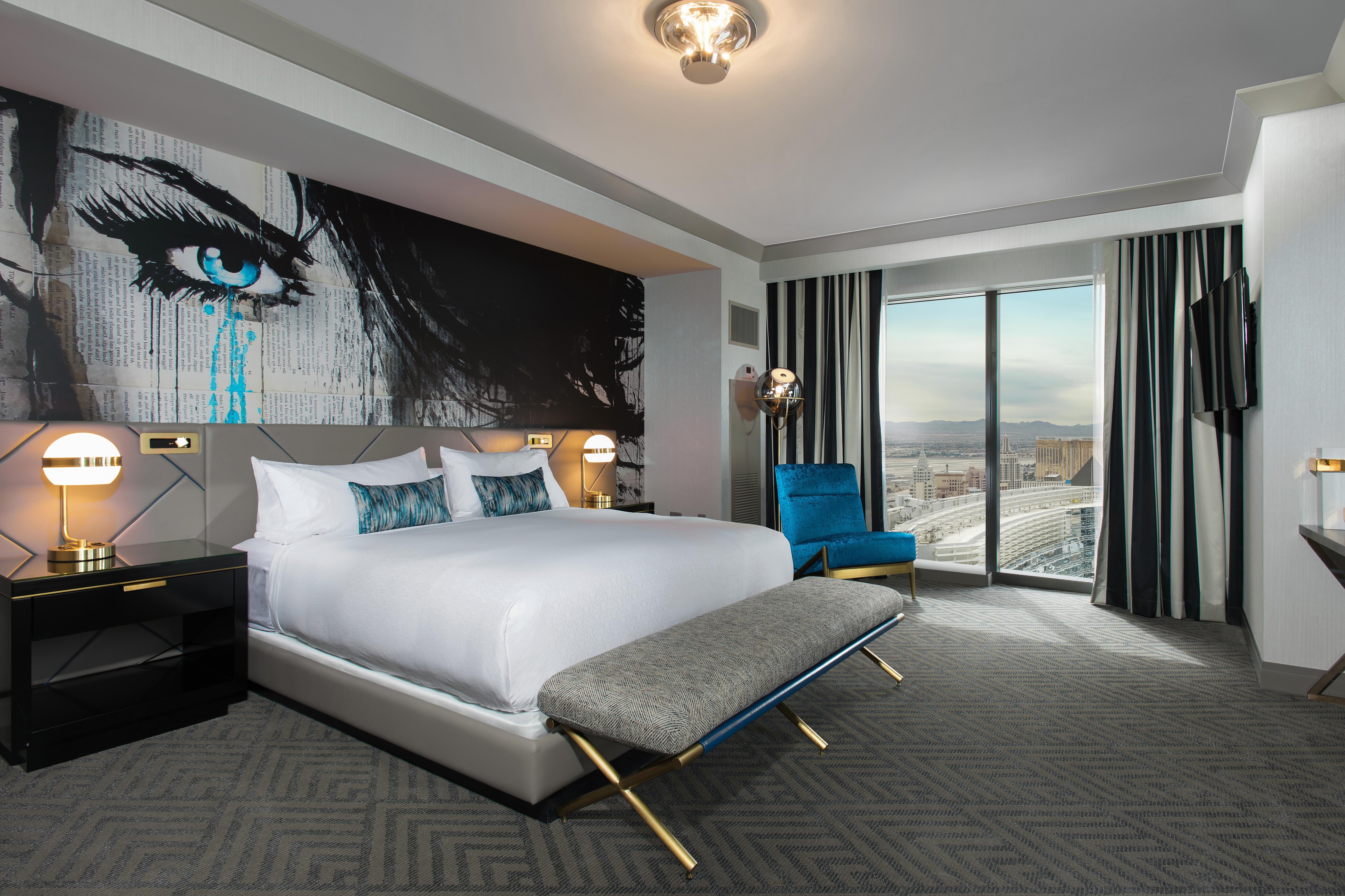 The Cosmopolitan Of Las Vegas Esterno foto A guest room at the Virgin Hotel