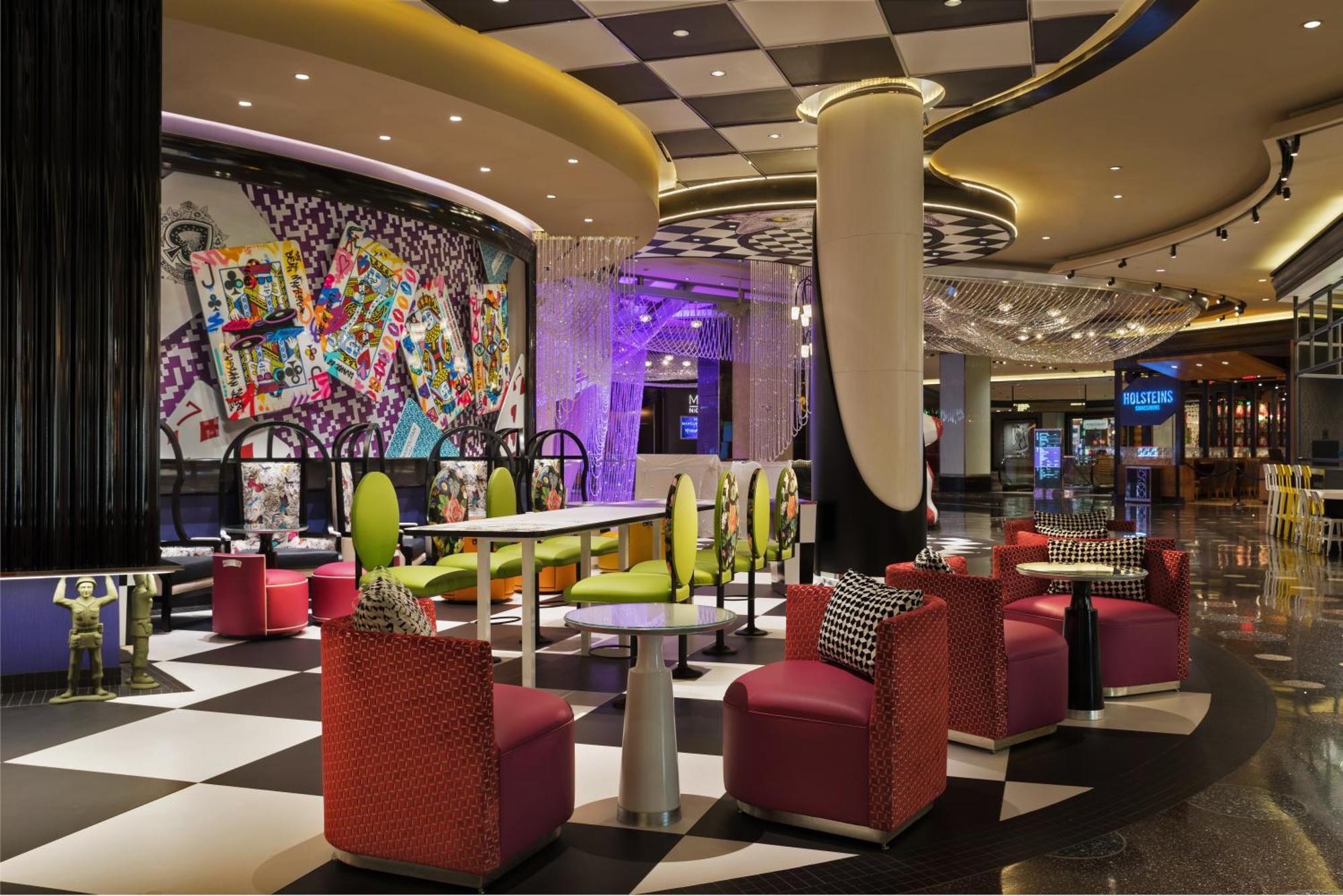 The Cosmopolitan Of Las Vegas Esterno foto The interior of the lobby